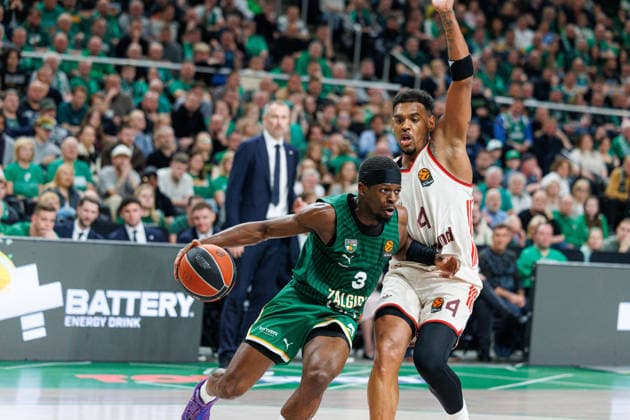 Zalgiris Kaunas and Bayern Munich meet in Euroleague game in Kaunas Kaunas Kaunas Lithuania 2026 03 24, Kaunas  Copyright: xErikasxOvcarenkox