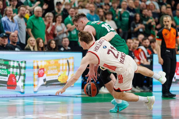 Zalgiris Kaunas and Bayern Munich meet in Euroleague game in Kaunas Kaunas Kaunas Lithuania 2026 03 24, Kaunas  Copyright: xErikasxOvcarenkox