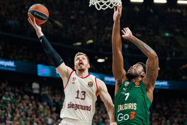 Zalgiris Kaunas and Bayern Munich meet in Euroleague game in Kaunas Kaunas Kaunas Lithuania 2026 03 24, Kaunas  Copyright: xErikasxOvcarenkox