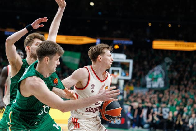 Zalgiris Kaunas and Bayern Munich meet in Euroleague game in Kaunas Kaunas Kaunas Lithuania 2026 03 24, Kaunas  Copyright: xErikasxOvcarenkox