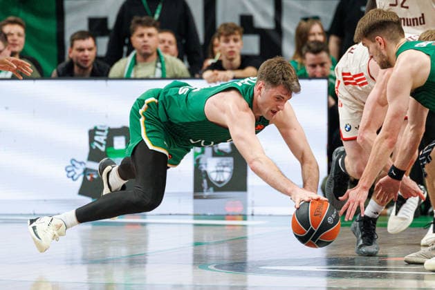 Zalgiris Kaunas and Bayern Munich meet in Euroleague game in Kaunas Kaunas Kaunas Lithuania 2026 03 24, Kaunas  Copyright: xErikasxOvcarenkox