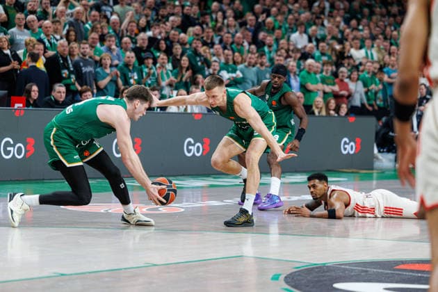 Zalgiris Kaunas and Bayern Munich meet in Euroleague game in Kaunas Kaunas Kaunas Lithuania 2026 03 24, Kaunas  Copyright: xErikasxOvcarenkox