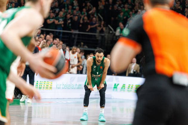 Zalgiris Kaunas and Bayern Munich meet in Euroleague game in Kaunas Kaunas Kaunas Lithuania 2026 03 24, Kaunas  Copyright: xErikasxOvcarenkox