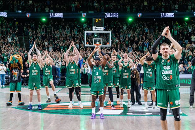 Zalgiris Kaunas and Bayern Munich meet in Euroleague game in Kaunas Kaunas Kaunas Lithuania 2026 03 24, Kaunas  Copyright: xErikasxOvcarenkox
