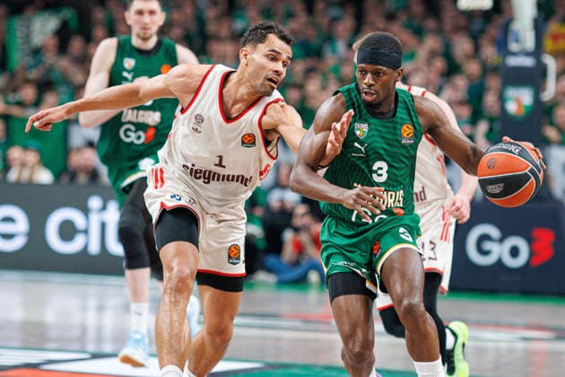 Zalgiris Kaunas and Bayern Munich meet in Euroleague game in Kaunas Kaunas Kaunas Lithuania 2026 03 24, Kaunas  Copyright: xErikasxOvcarenkox