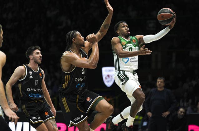 Dubai Basketball v Panathinaikos Aktor Athens - Euroleague SARAJEVO, BOSNIA AND HERZEGOVINA - MARCH 24: T.J. Shorts (0) of Panathinaikos AKTOR Athens in action during the EuroLeague match between Dubai Basketball and Panathinaikos Aktor Athens at Zetra Arena on March 24, 2026 in Sarajevo, Bosnia and Herzegovina. Samir Jordamovic Anadolu Sarajevo Bosnia and Herzegovina. Editorial use only. Please get in touch for any other usage.  Copyright: x2026xAnadoluxSamirxJordamovicx