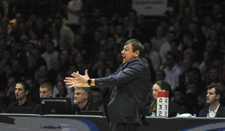 Dubai Basketball v Panathinaikos Aktor Athens - Euroleague SARAJEVO, BOSNIA AND HERZEGOVINA - MARCH 24: Ergin Ataman, Head Coach of Panathinaikos AKTOR Athens reacts during the EuroLeague match between Dubai Basketball and Panathinaikos Aktor Athens at Zetra Arena on March 24, 2026 in Sarajevo, Bosnia and Herzegovina. Samir Jordamovic Anadolu Sarajevo Bosnia and Herzegovina. Editorial use only. Please get in touch for any other usage.  Copyright: x2026xAnadoluxSamirxJordamovicx