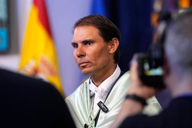 March 24, 2026, Madrid, Madrid, Spain: Rafael Nadal during the investiture of Rafael Nadal as Doctor Honoris Causa by the Technical University of Madrid at the UniversityÃ¢â‚¬â ¢s Rectorate on March 24, 2026, in Madrid, Spain. Madrid Spain - ZUMAa181 20260324_zaa_a181_131 Copyright: xOscarxJ.xBarrosox