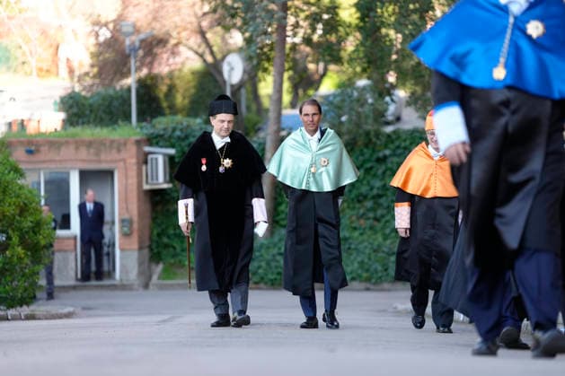 March 24, 2026, Madrid, Madrid, Spain: Rafael Nadal during the investiture of Rafael Nadal as Doctor Honoris Causa by the Technical University of Madrid at the UniversityÃ¢â‚¬â ¢s Rectorate on March 24, 2026, in Madrid, Spain. Madrid Spain - ZUMAa181 20260324_zaa_a181_132 Copyright: xOscarxJ.xBarrosox