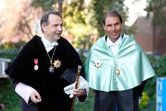 March 24, 2026, Madrid, Madrid, Spain: Rafael Nadal during the investiture of Rafael Nadal as Doctor Honoris Causa by the Technical University of Madrid at the UniversityÃ¢â‚¬â ¢s Rectorate on March 24, 2026, in Madrid, Spain. Madrid Spain - ZUMAa181 20260324_zaa_a181_145 Copyright: xOscarxJ.xBarrosox
