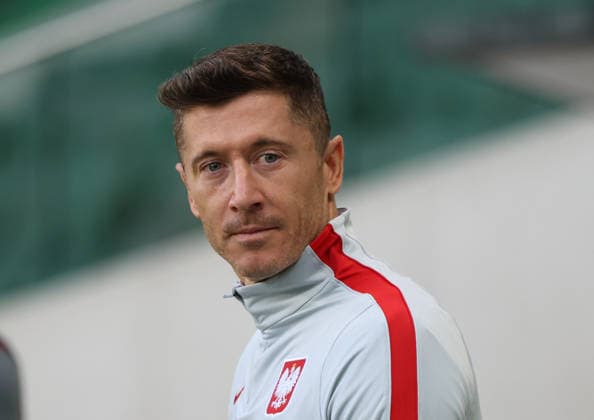 March 24, 2026, Warsaw, Mazowieckie, Poland: ROBERT LEWANDOWSKI of Poland during practise session before the FIFA World Cup, WM, Weltmeisterschaft, Fussball 2026 qualifier semi-final match Poland vs Albania in Warsaw. March 24, 2026 in Warsaw, Poland. Warsaw Poland - ZUMAc278 20260324_zsp_c278_003 Copyright: xMarcinxCholewinskix