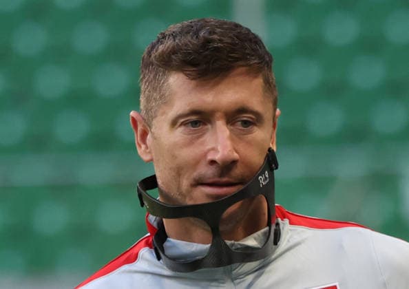March 24, 2026, Warsaw, Mazowieckie, Poland: ROBERT LEWANDOWSKI of Poland during practise session before the FIFA World Cup, WM, Weltmeisterschaft, Fussball 2026 qualifier semi-final match Poland vs Albania in Warsaw. March 24, 2026 in Warsaw, Poland. Qualificaton Of World Cup 2026 - Robert Lewandowski  - ZUMAc278 20260324_zsp_c278_005 Copyright: xMarcinxCholewinskix