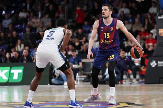 March 24, 2026, Barcelona, Barcelona, Spain: Tomas Satoransky of FC Barcelona, Barca in action during the EuroLeague Regular Season Round 33 match played between FC Barcelona and Anadolu Efes Istanbul at Palau Blaugrana on March 24, 2026 in Barcelona, Spain. Barcelona Spain - ZUMAa181 20260324_zaa_a181_195 Copyright: xJavierxBorregox