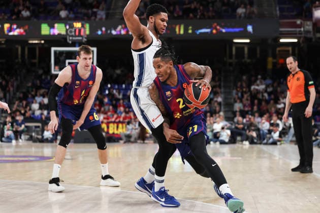 March 24, 2026, Barcelona, Barcelona, Spain: Will Clyburn of FC Barcelona, Barca in action during the EuroLeague Regular Season Round 33 match played between FC Barcelona and Anadolu Efes Istanbul at Palau Blaugrana on March 24, 2026 in Barcelona, Spain. Barcelona Spain - ZUMAa181 20260324_zaa_a181_200 Copyright: xJavierxBorregox