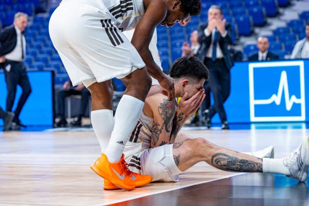 ESP Real Madrid v Hapoel IBI Tel Aviv Euroleague Gabriel Deck of Real Madrid during the Euroleague match, between Real Madrid and Hapoel IBI Tel Aviv played at Movistar Arena Stadium on March 24, 2026 in Madrid Spain Madrid Spain Basketball Copyright: xAlbaxPachecox xAgenciaxLOFx