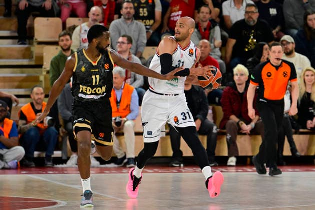 BASKET-BALL : AS Monaco VS Olimpia Milan - Turkish Airlines EuroLeague - 24 03 2026 Shavon Shields (Milano) - Turkish Airlines EuroLeague match between AS Monaco and Olimpia Milan on March 24, 2026 at the Gaston-MÃ decin sports hall in Monaco MonacoMonaco  Copyright: xWilliamxCannarellax