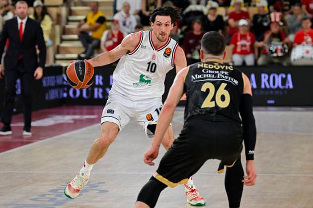 BASKET-BALL : AS Monaco VS Olimpia Milan - Turkish Airlines EuroLeague - 24 03 2026 Leandro Bolmaro (Milano) - Turkish Airlines EuroLeague match between AS Monaco and Olimpia Milan on March 24, 2026 at the Gaston-MÃ decin sports hall in Monaco MonacoMonaco  Copyright: xWilliamxCannarellax