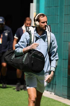 March 24, 2026, Miami Gardens, Florida, United States Of America: MIAMI GARDENS, FLORIDA - MARCH 20: Daniil Medvedev is spotted on day 7 of the Miami Open at Hard Rock Stadium on March 23, 2026 in Miami Gardens, Florida....People: Daniil Medvedev Miami Gardens United States Of America - ZUMAs214 20260324_ada_s214_003 Copyright: xSMGx