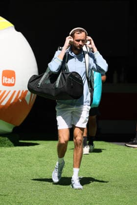 March 24, 2026, Miami Gardens, Florida, United States Of America: MIAMI GARDENS, FLORIDA - MARCH 20: Daniil Medvedev is spotted on day 7 of the Miami Open at Hard Rock Stadium on March 23, 2026 in Miami Gardens, Florida....People: Daniil Medvedev Miami Gardens United States Of America - ZUMAs214 20260324_ada_s214_021 Copyright: xSMGx