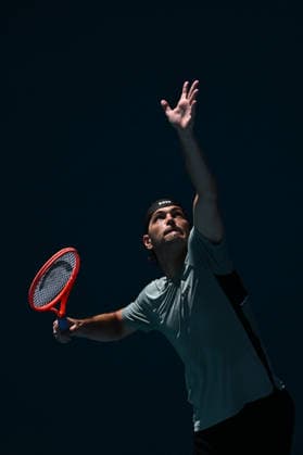 Itau Miami Tennis Open - Taylor Fritz Taylor Fritz (USA) during his fourth round match at the Itau Miami Tennis Open in Miami , USA, on March 24, 2026. Photo by Corinne Dubreuil ABACAPRESS.COM Miami United States  Copyright: xDubreuilxCorinne ABACAx