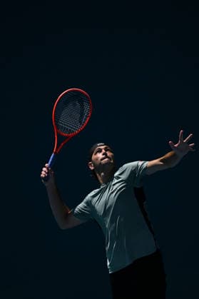 Itau Miami Tennis Open - Taylor Fritz Taylor Fritz (USA) during his fourth round match at the Itau Miami Tennis Open in Miami , USA, on March 24, 2026. Photo by Corinne Dubreuil ABACAPRESS.COM Miami United States  Copyright: xDubreuilxCorinne ABACAx