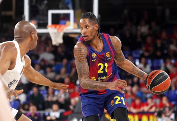 FC Barcelona, Barca v Anadolu Efes Istanbul - Euroleague 2025 2026 Will Clyburn plays during the match between FC Barcelona and Anadolu Efes Istanbul, corresponding to round 32 of the Euroleague, at the Palau Blaugrana in Barcelona, Spain, on March 24, 2026. Barcelona Barcelona Spain  Copyright: xUrbanandsportx originalFilename:urbanandsport-fcbarcel260324_npRgo.jpg