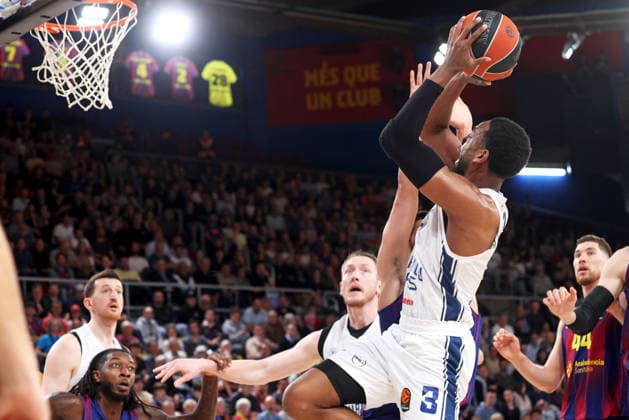 FC Barcelona, Barca v Anadolu Efes Istanbul - Euroleague 2025 2026 Jordan Loyd plays during the match between FC Barcelona and Anadolu Efes Istanbul, corresponding to round 32 of the Euroleague, at the Palau Blaugrana in Barcelona, Spain, on March 24, 2026. Barcelona Barcelona Spain  Copyright: xUrbanandsportx originalFilename:urbanandsport-fcbarcel260324_npY54.jpg