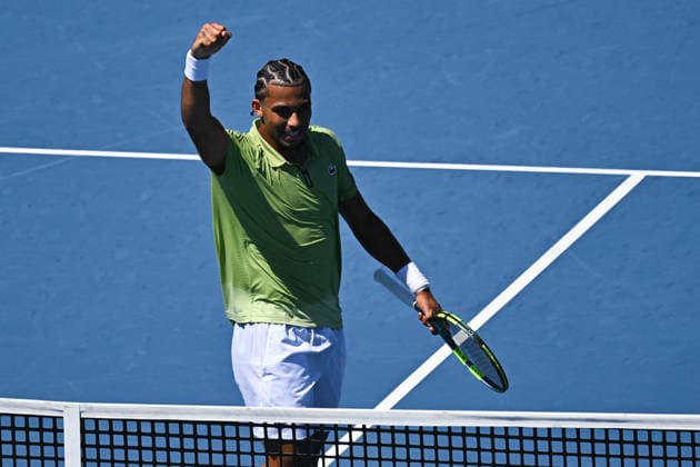 Itau Miami Tennis Open - Arthur Fils Arthur Fils (FRA) during his fourth round match at the Itau Miami Tennis Open in Miami , USA, on March 24, 2026. Photo by Corinne Dubreuil ABACAPRESS.COM Miami United States  Copyright: xDubreuilxCorinne ABACAx