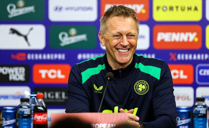 Football, Ireland national team, Press conference