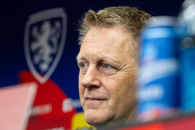 Heimir Hallgrimsson, head coach of Ireland, at a press conference, PK, Pressekonferenz within media programme before the match Czech Republic vs Ireland, semi-final of the European play-off for qualification to the football World Cup, in Prague, Czech Republic, on March 25, 2026. (CTKxPhoto MichalxKamaryt) CTKPhotoP2026032502924  CTKPhotoP2026032502924