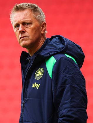 Republic of Ireland Squad Training, Fortune Arena, Prague, Czech Republic 25 3 2026 Manager Heimir Hallgrimsson Heimir Hallgrimsson 25 3 2026  Copyright: x INPHO RyanxByrnex RB1_5822