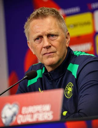 Republic of Ireland press conference, PK, Pressekonferenz Fortune Arena, Prague, Czech Republic 25 3 2026 Head coach Heimir Hallgrimsson Heimir Hallgrimsson 25 3 2026  Copyright: x INPHO RyanxByrnex RB3_8300