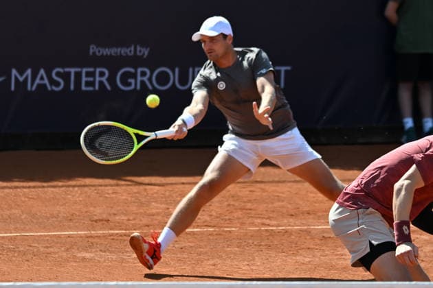 Bart Stevens during the Men s Doubles match on day 2 of the Guerri Napoli Tennis Cup 125 at Tennis Club Napoli on March 25, 2026 in Naples, Italy  Copyright: xAndreaxRosito IPAxSportx xipa-agency.netx xx IPA_73407135 IPA_Agency_IPA73407135