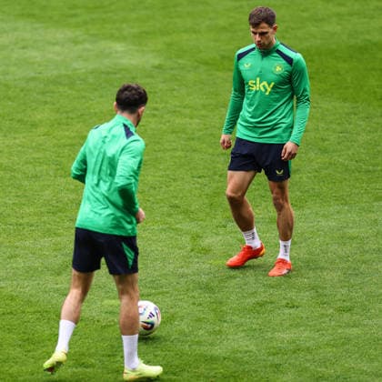 Republic of Ireland Squad Training, Fortune Arena, Prague, Czech Republic 25 3 2026 Jayson Molumby Jayson Molumby 25 3 2026  Copyright: x INPHO BenxBradyx BB3_9052