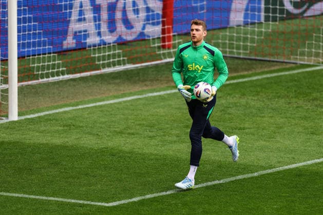 Republic of Ireland Squad Training, Fortune Arena, Prague, Czech Republic 25 3 2026 Goalkeeper Mark Travers Mark Travers 25 3 2026  Copyright: x INPHO BenxBradyx BB3_9133