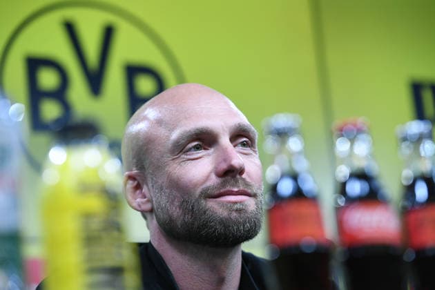Soccer 1 Bundesliga Presentation of Nils Ole Book at Borussia Dortmund on 25 03 2026 at Signal Iduna Park in Dortmund Nils Ole Book Sports Director Dortmund xRx
