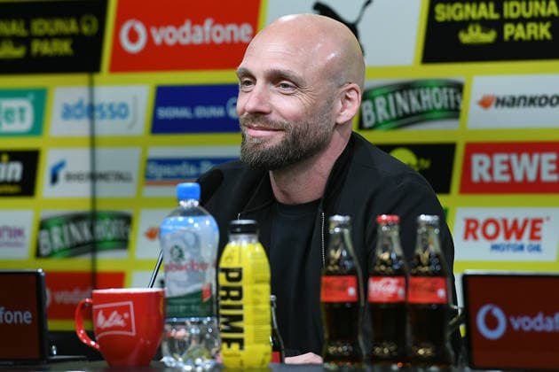 Soccer 1 Bundesliga Presentation of Nils Ole Book at Borussia Dortmund on 25 03 2026 at Signal Iduna Park in Dortmund Nils Ole Book Sports Director Dortmund xRx