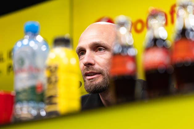 25 03 2026, Football, Press conference, Presentation of the new sports director Ole Book Borussia Dortmund Sports director Ole Book Borussia Dortmund Dortmund Signal Iduna Park NRW Germany xRHR PHOTO ENx Copyright: DennisxEwert RHR-FOTOx RHR-FOTO DE