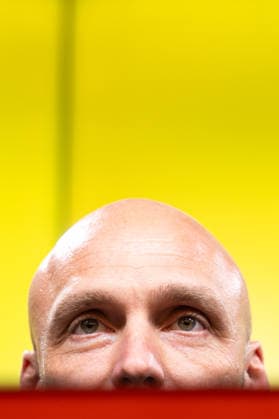 25 03 2026, Football, Press conference, Presentation of the new sports director Ole Book Borussia Dortmund Sports director Ole Book Borussia Dortmund Dortmund Signal Iduna Park NRW Germany xRHR PHOTO ENx Copyright: DennisxEwert RHR-FOTOx RHR-FOTO DE