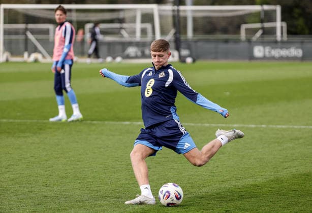 Northern Ireland Squad Training, Axa Training Centre, Liverpool, England 25 3 2026 Callum Marshall Callum Marshall 25 3 2026  Copyright: x INPHO Presseye WilliamxCherryx N Ireland training_070