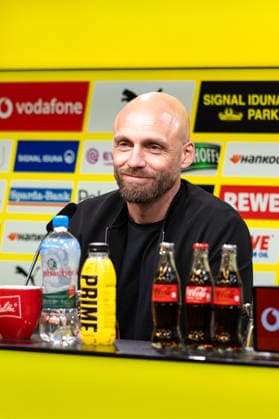 25 03 2026, Football, Press conference, Presentation of the new sports director Ole Book Borussia Dortmund Sports director Ole Book Borussia Dortmund Dortmund Signal Iduna Park NRW Germany xRHR PHOTO ENx Copyright: DennisxEwert RHR-FOTOx RHR-FOTO DE