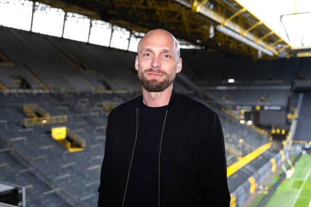 25 03 2026, Football, Press conference, Presentation of the new sports director Ole Book Borussia Dortmund Sports director Ole Book Borussia Dortmund Dortmund Signal Iduna Park NRW Germany xRHR PHOTO ENx Copyright: DennisxEwert RHR-FOTOx RHR-FOTO DE