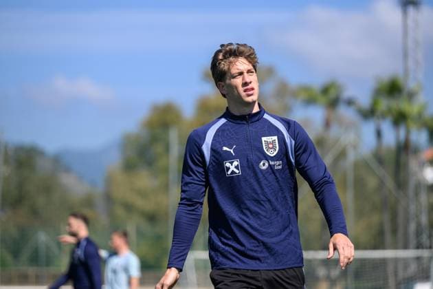 SOCCER - OEFB, training camp MARBELLA,SPAIN,25.MAR.26 - SOCCER - OEFB, Oesterreichischer Fussball-Bund, training camp. Image shows Michael Svoboda (AUT).  GEPAxpictures xChristianxMoser