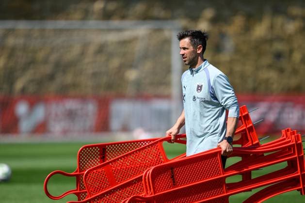 SOCCER - OEFB, training camp MARBELLA,SPAIN,25.MAR.26 - SOCCER - OEFB, Oesterreichischer Fussball-Bund, training camp. Image shows assistant coach Stefan Oesen (AUT).  GEPAxpictures xChristianxMoser