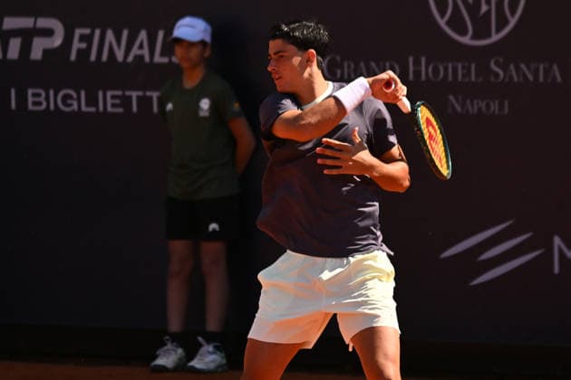 Federico Cina during the Men s Doubles match on day 2 of the Guerri Napoli Tennis Cup 125 at Tennis Club Napoli on March 25, 2026 in Naples, Italy  Copyright: xAndreaxRosito IPAxSportx xipa-agency.netx xx IPA_73410977 IPA_Agency_IPA73410977