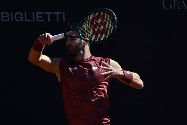 Andrea Pellegrino during the Men s Doubles match on day 2 of the Guerri Napoli Tennis Cup 125 at Tennis Club Napoli on March 25, 2026 in Naples, Italy  Copyright: xAndreaxRosito IPAxSportx xipa-agency.netx xx IPA_73411545 IPA_Agency_IPA73411545