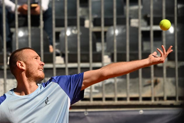 Vitaly Sachko during the Men s Doubles match on day 2 of the Guerri Napoli Tennis Cup 125 at Tennis Club Napoli on March 25, 2026 in Naples, Italy  Copyright: xAndreaxRosito IPAxSportx xipa-agency.netx xx IPA_73411589 IPA_Agency_IPA73411589