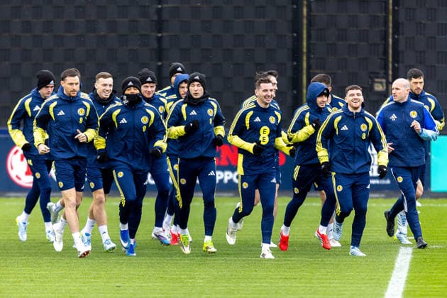 Football, Scotland national team, Training