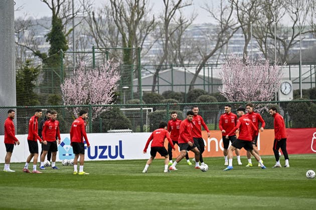 Football, National team Turkey, Training