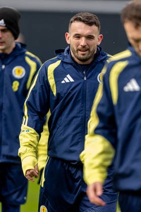 Scotland Training John McGinn of Scotland national team, Nationalteam during the Scotland training session ahead of their International Challenge Match, Scotland vs Japan, Lesser Hampden, Hampden Park, Glasgow, Scotland, 25 03 2026. Hampden Park Lesser Hampden Glasgow Scotland Editorial use only , Copyright: xColinxPoultneyx PSI-23967-0040